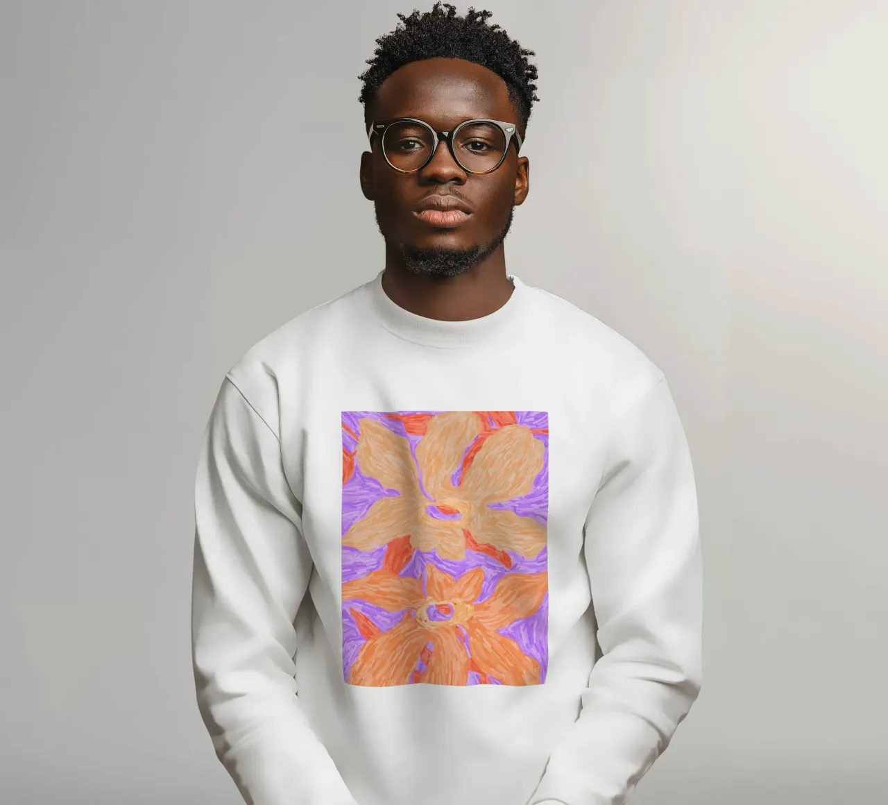 Calm Strokes No 31 felpa da treechild