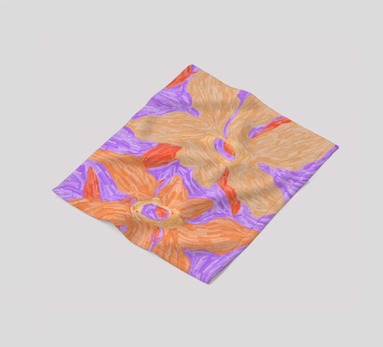 Calm Strokes No 31 coperta in pile da treechild