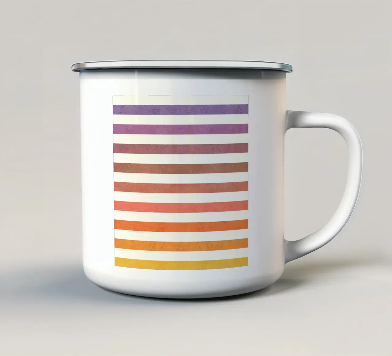 Pastel Stripes tazza in smalto da lovely lines