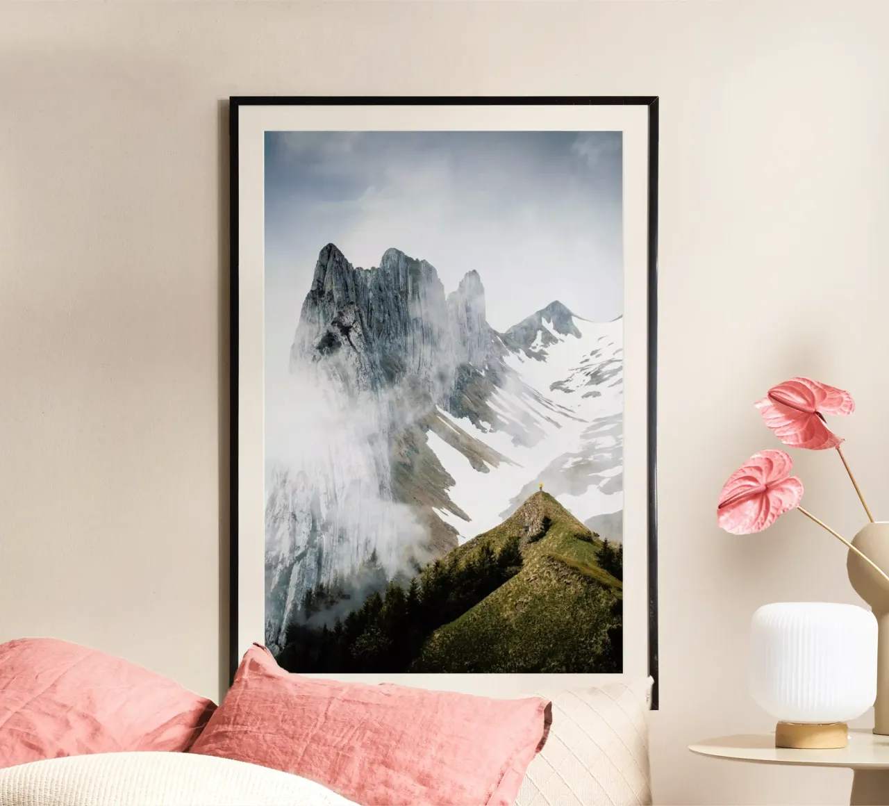 Lone Ranger by @noberson poster con telaio in legno da EyeEm Mobile GmbH