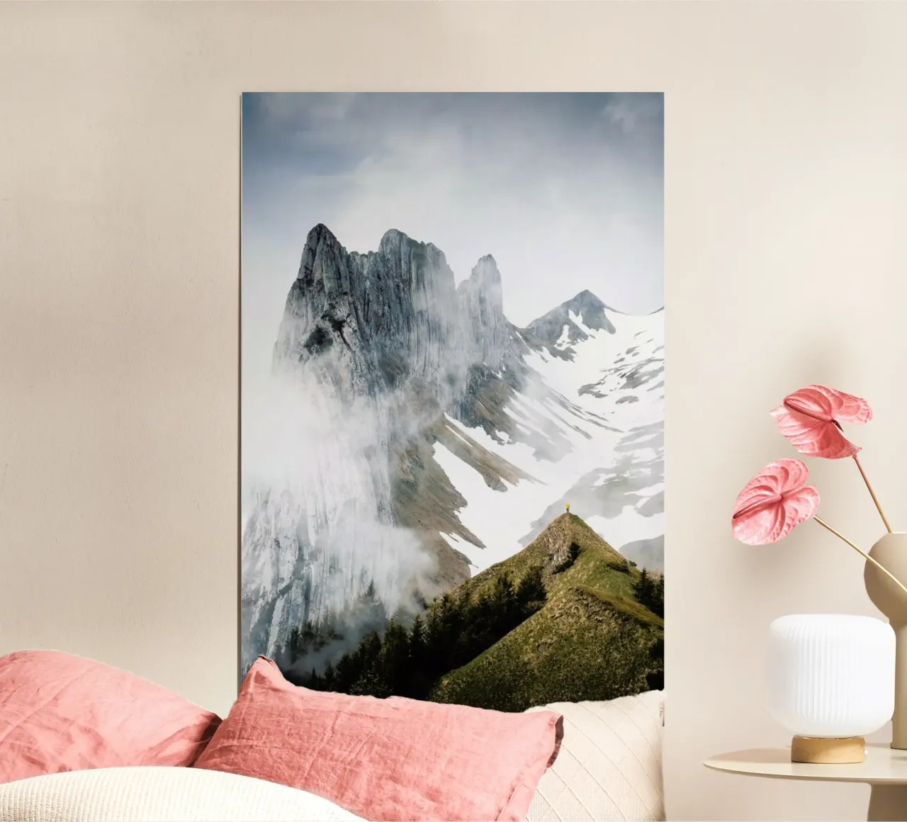 Lone Ranger by @noberson poster con telaio in legno da EyeEm Mobile GmbH