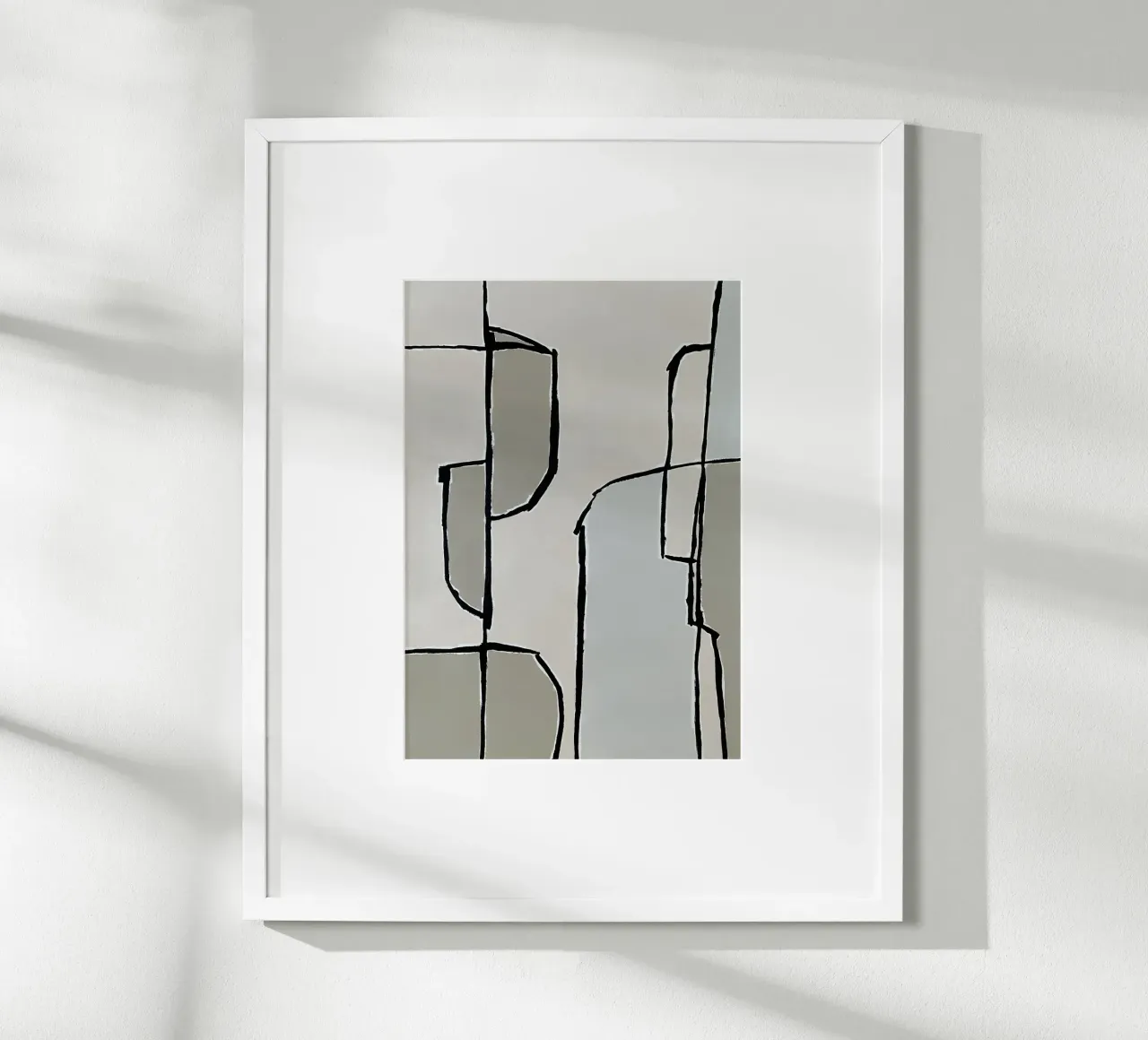 abstract shapes no1 carta hahnemühle da Andrea Reichhart Art
