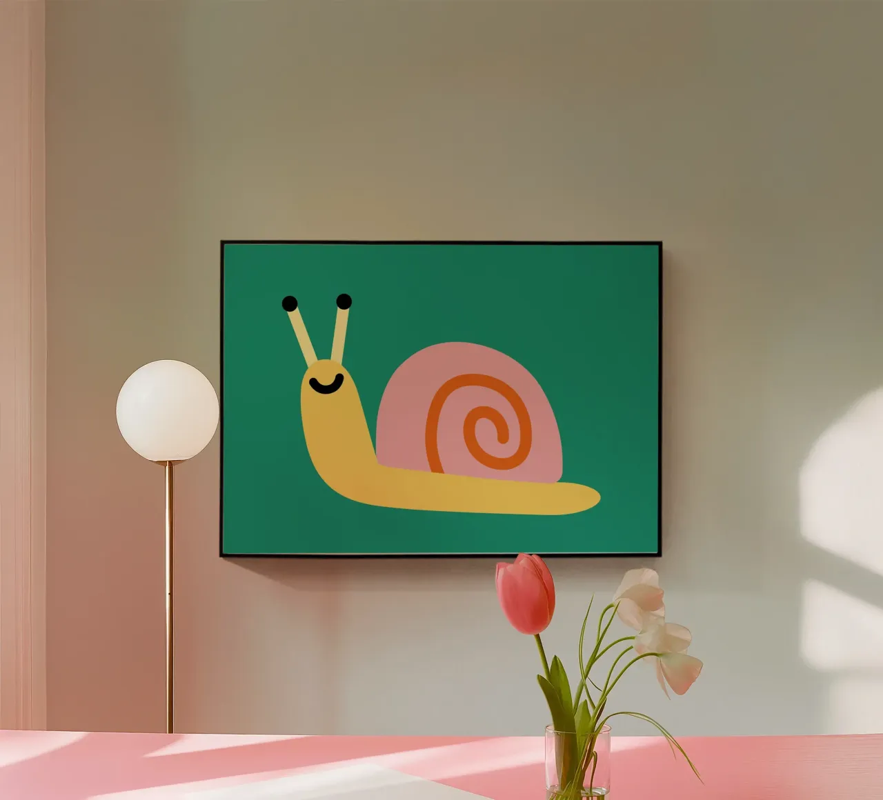 Piccola lumaca plexiglass da Susann Stefanizen