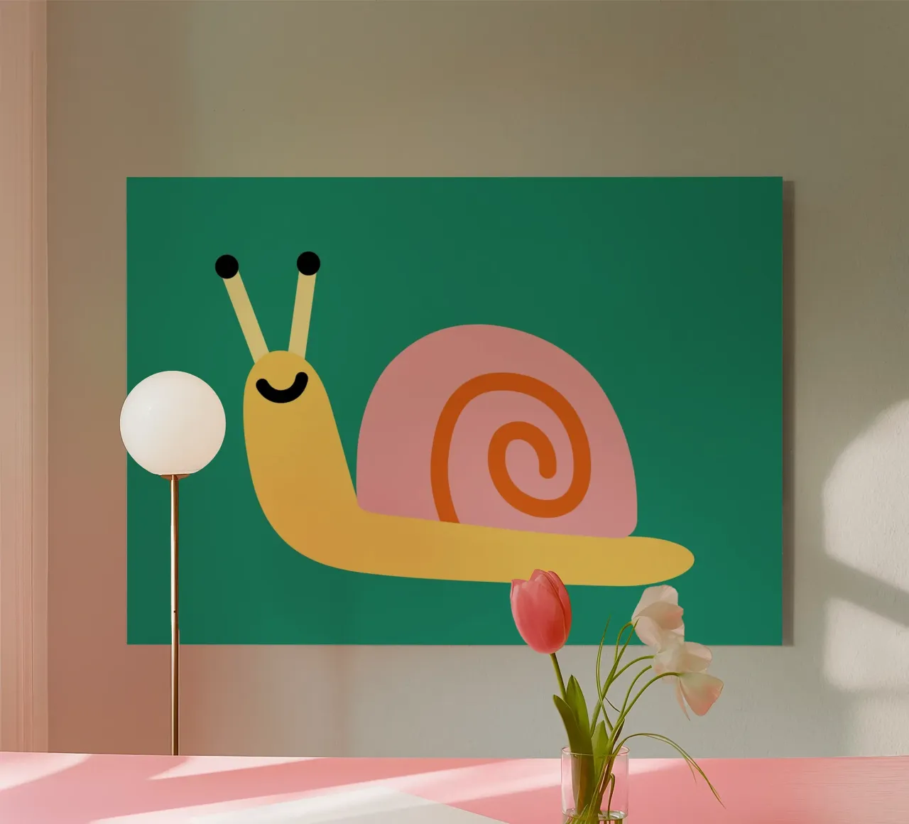 Piccola lumaca plexiglass da Susann Stefanizen