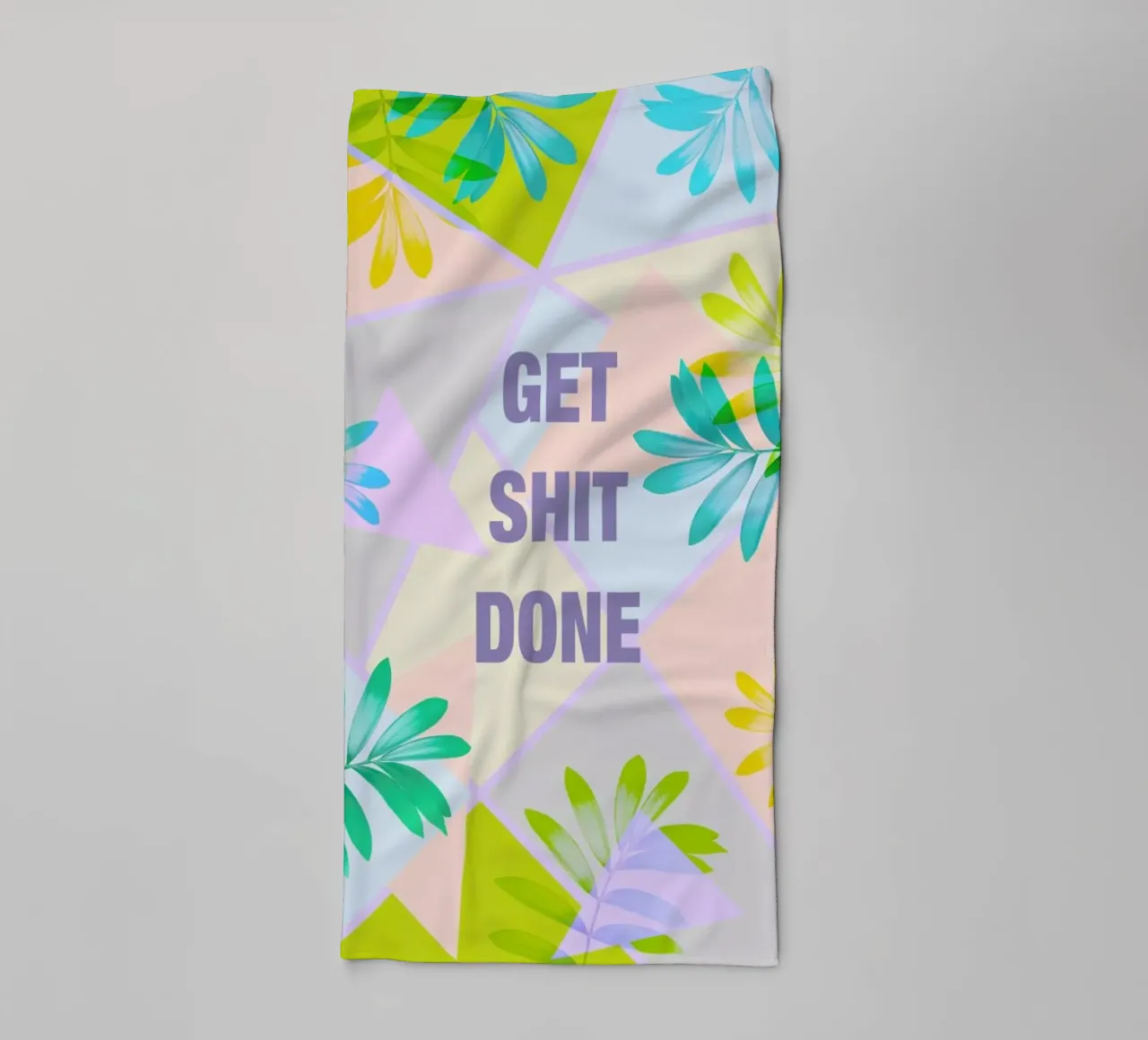 Get Shit Done Tropical badhanddoek van Vasare Nar