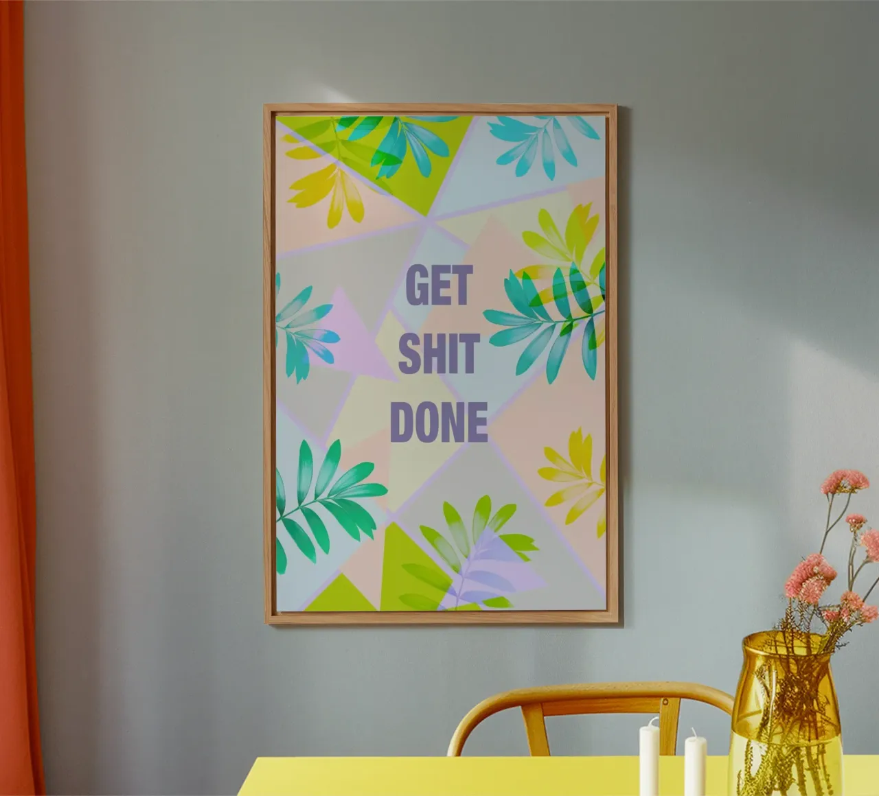 Get Shit Done Tropical alu-dibond by Vasare Nar
