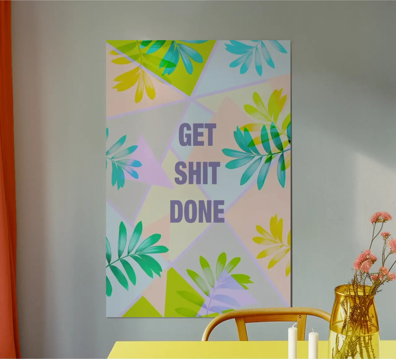 Get Shit Done Tropical hahnemühle by Vasare Nar