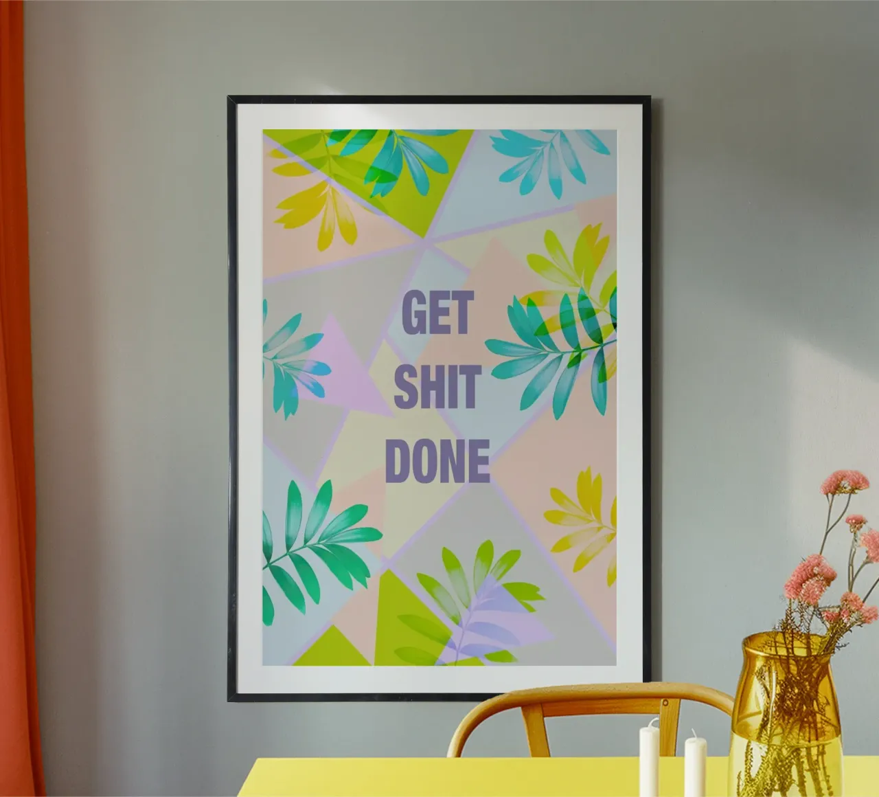 Get Shit Done Tropical hahnemühle by Vasare Nar