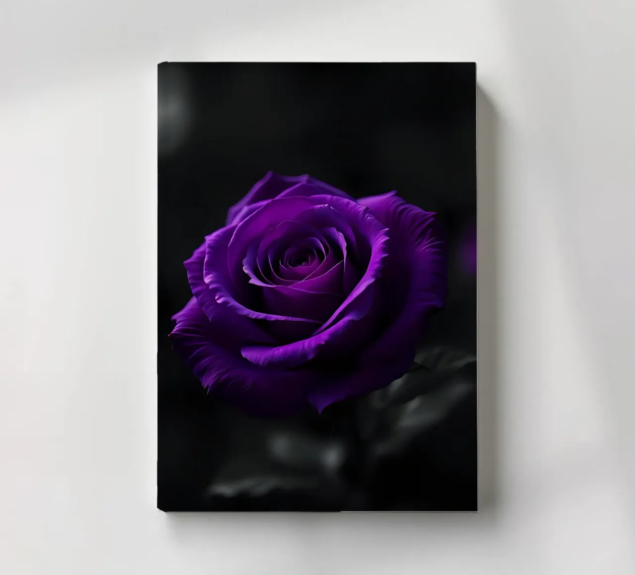 Rose_purple_02 notebook by Farb- und Blütenzauber by LK