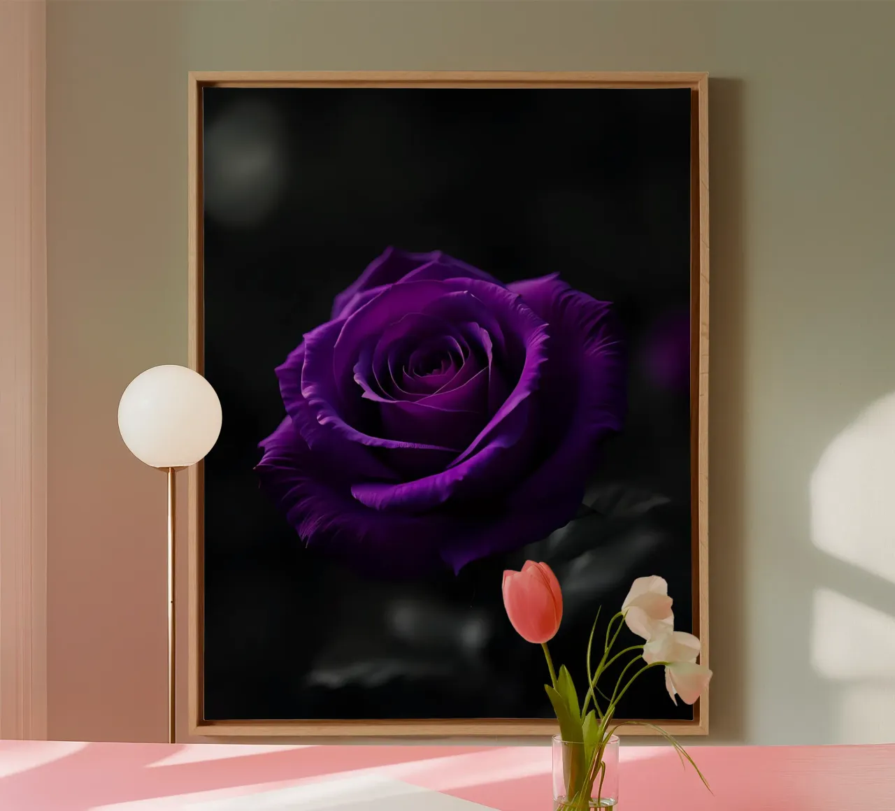 Rose_purple_02 canvas by Farb- und Blütenzauber by LK