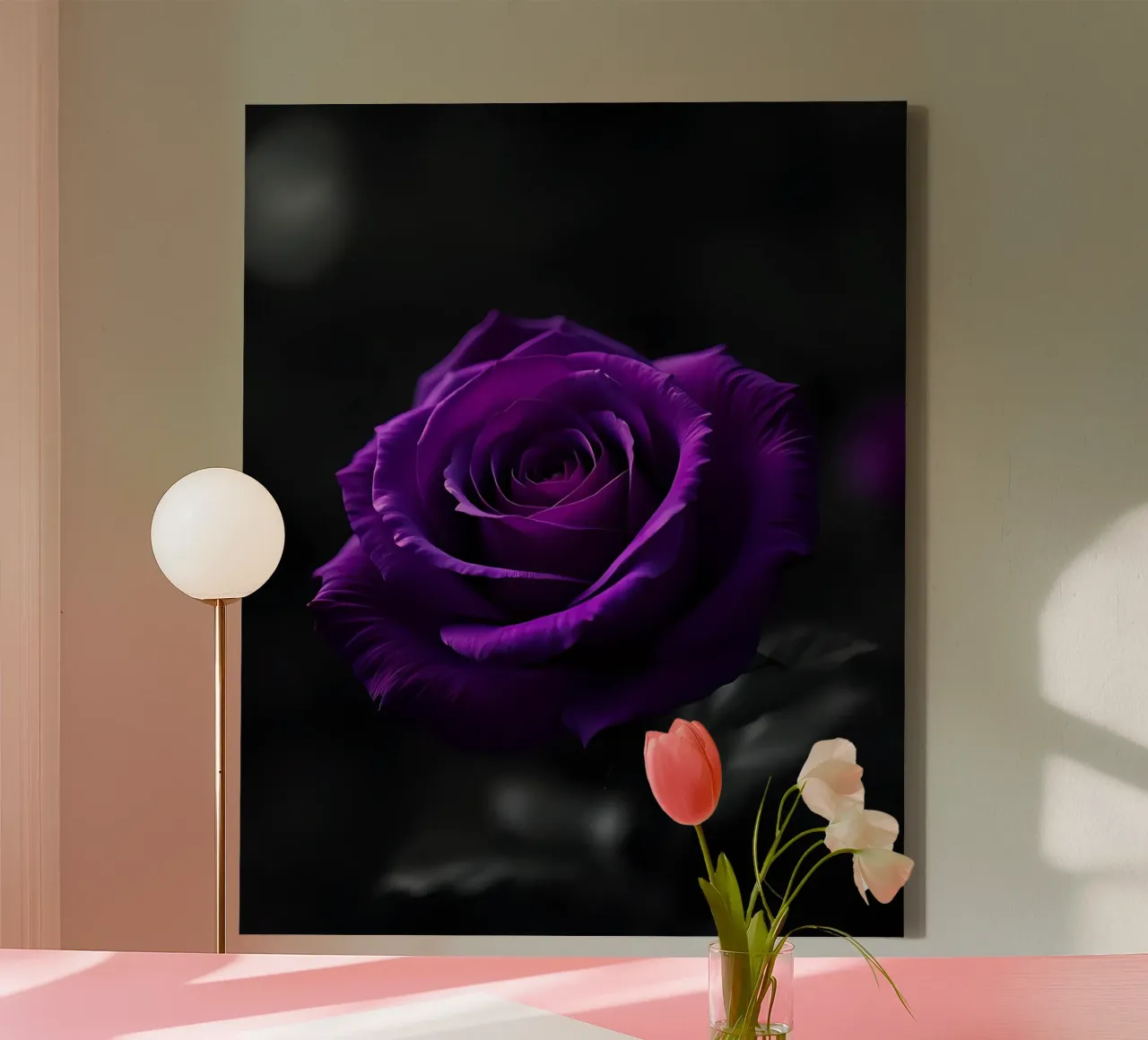 Rose_purple_02 canvas by Farb- und Blütenzauber by LK