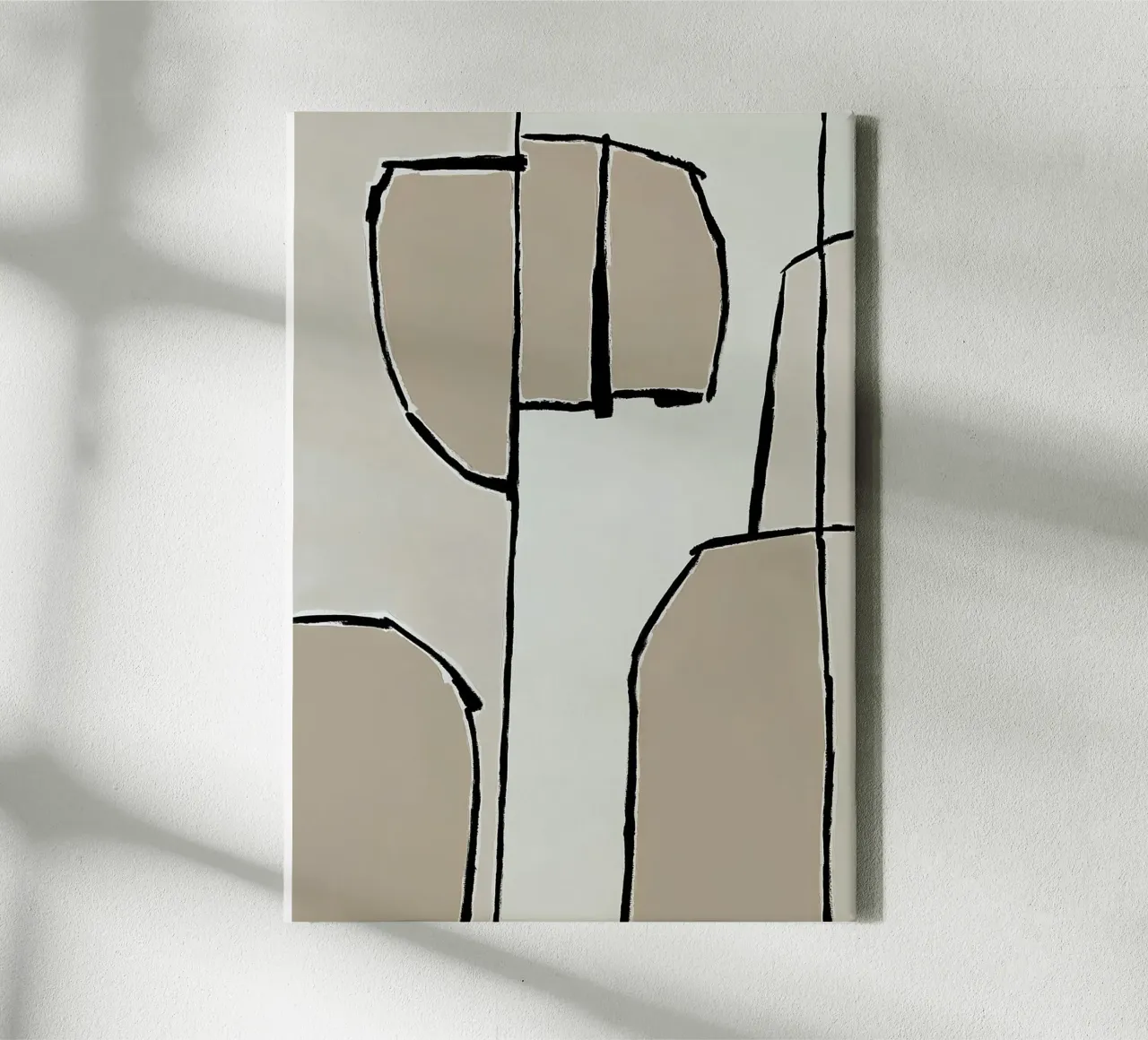 abstract shapes no2 canvas van Andrea Reichhart Art