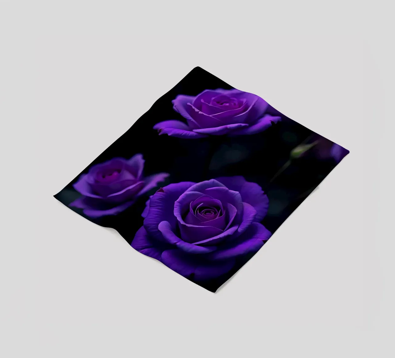 Rosa_viola_04 coperta in pile da Farb- und Blütenzauber by LK