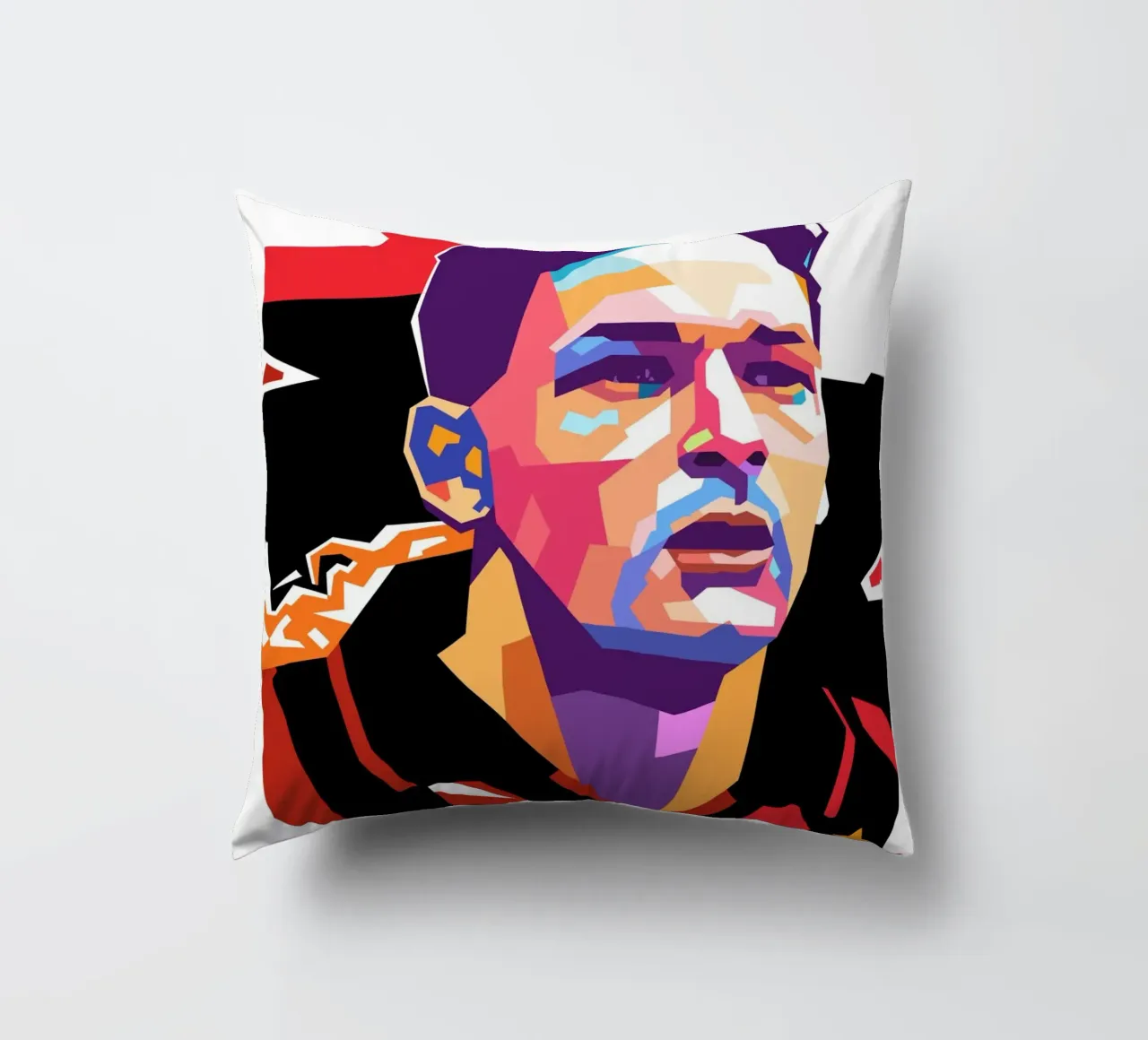 Roberto Baggio pop art portrait cuscino da Hantamrata