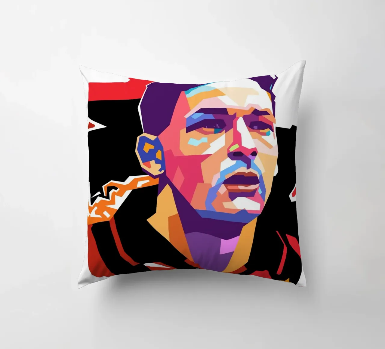 Roberto Baggio pop art portrait cuscino da Hantamrata