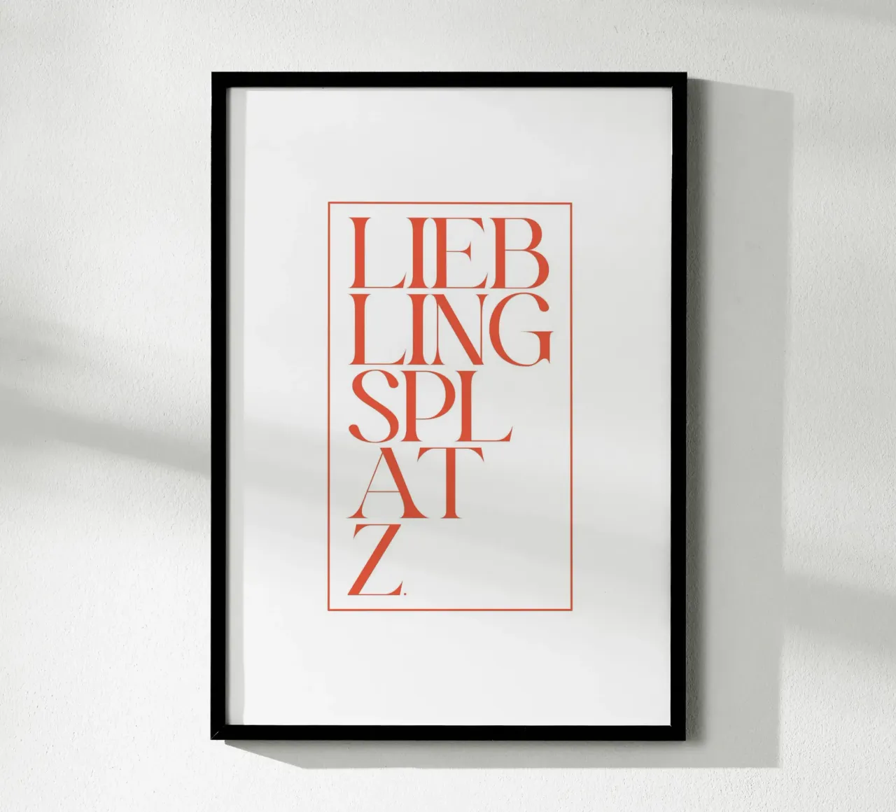 Lieblingsplatz poster da BAINAI QUOTES