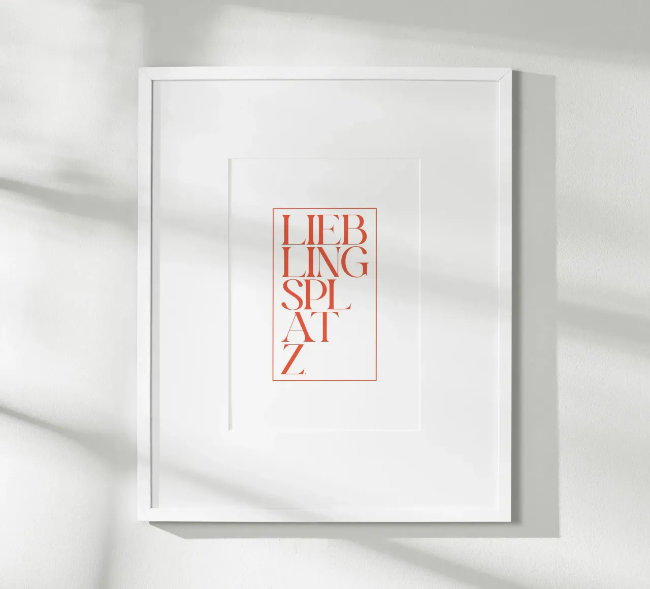 Lieblingsplatz poster da BAINAI QUOTES