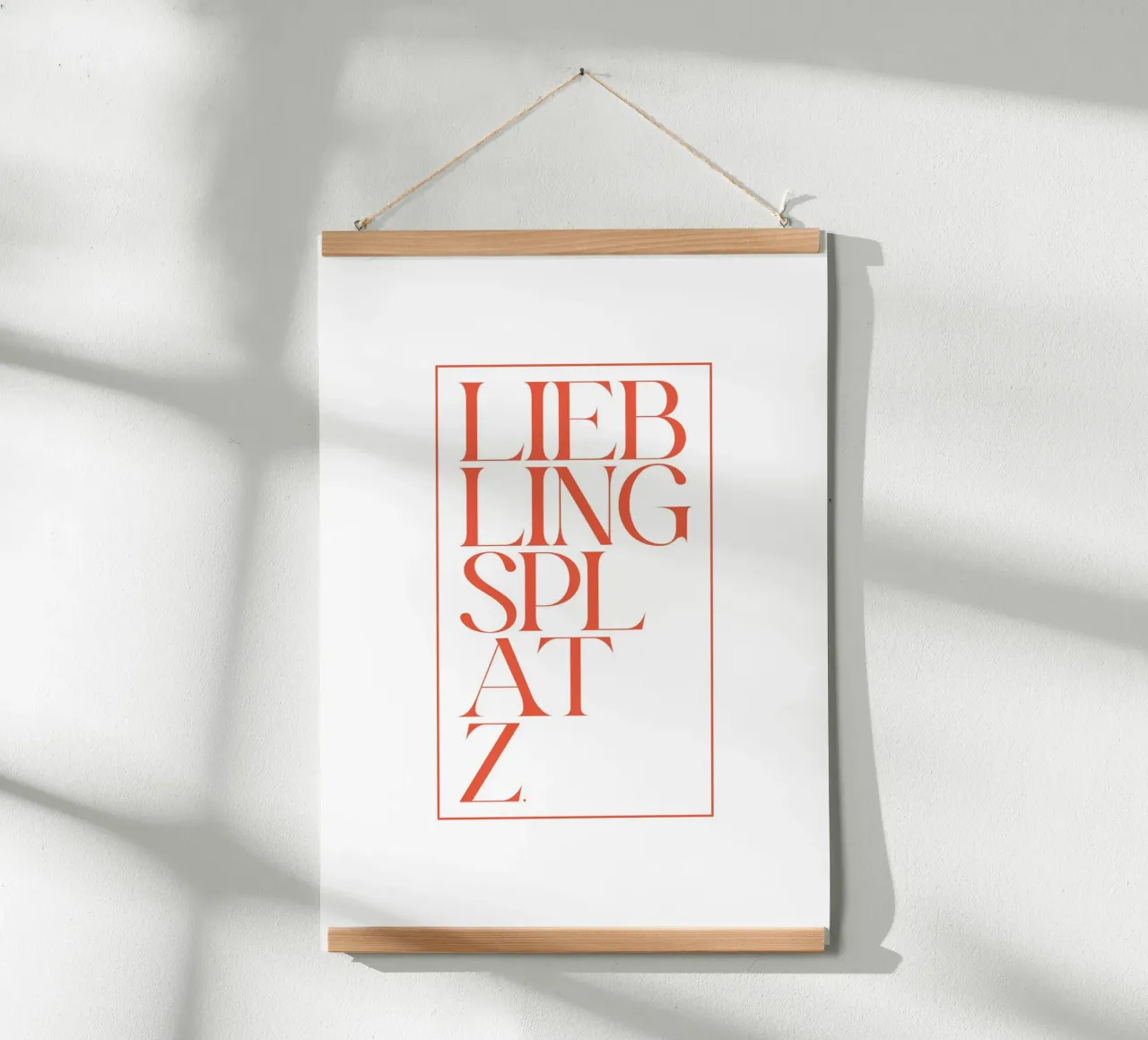 Lieblingsplatz poster da BAINAI QUOTES