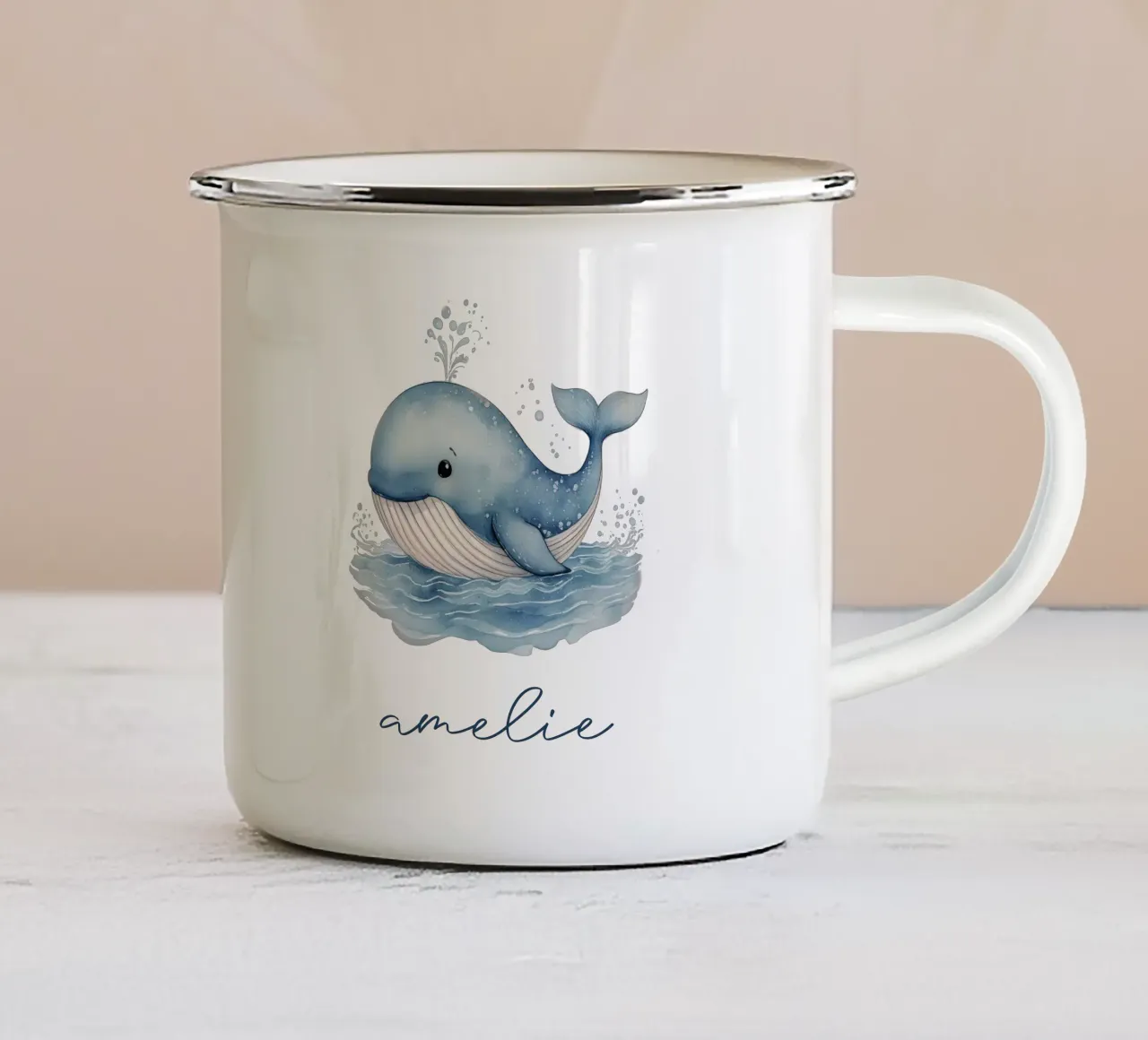 Wal tazza in smalto da we line studio - design