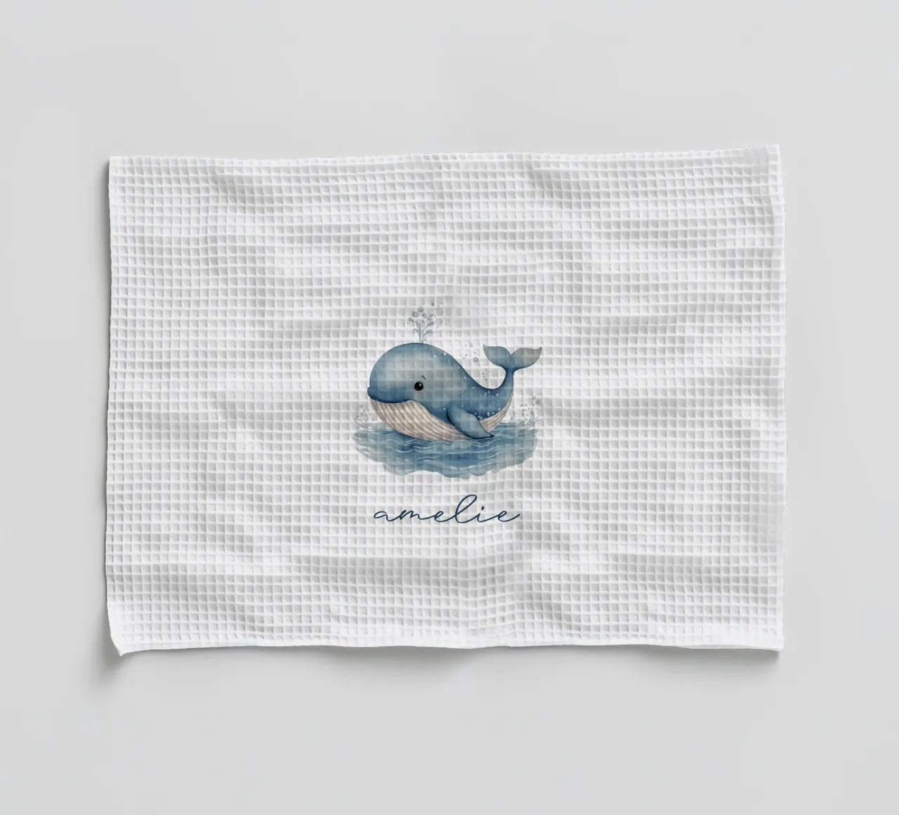 Wal tea towel by we line studio - design