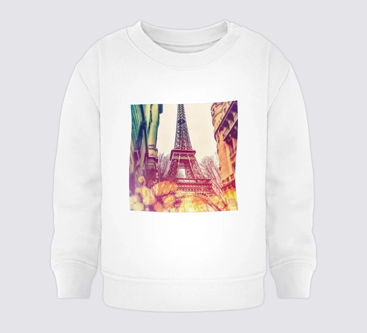 Vintage Eiffel Tower felpa neonato da JaySan Studio