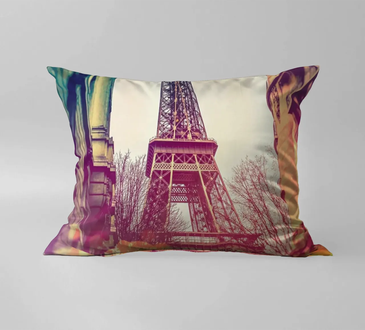 Torre Eiffel vintage cuscino da JaySan Studio