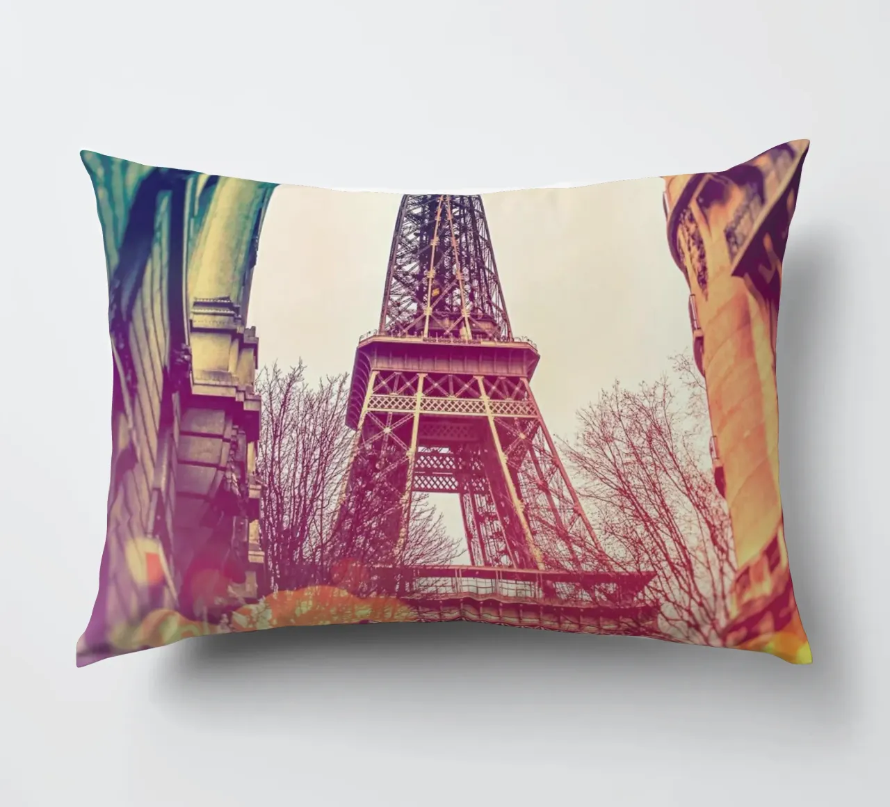 Vintage Eiffel Tower cojín de JaySan Studio