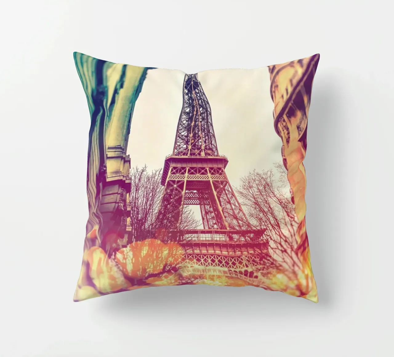 Torre Eiffel vintage cuscino da JaySan Studio