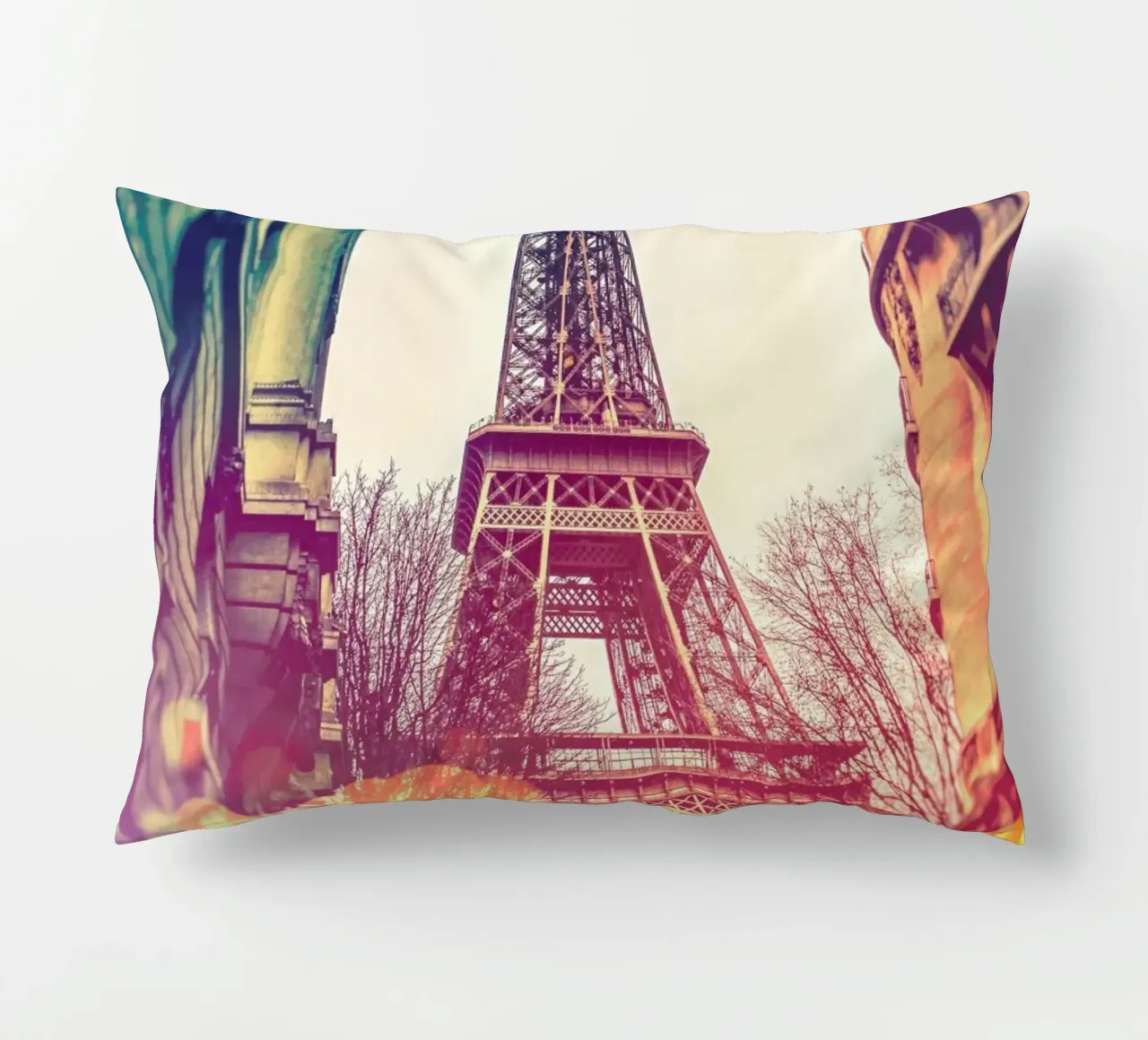 Torre Eiffel vintage cuscino da JaySan Studio