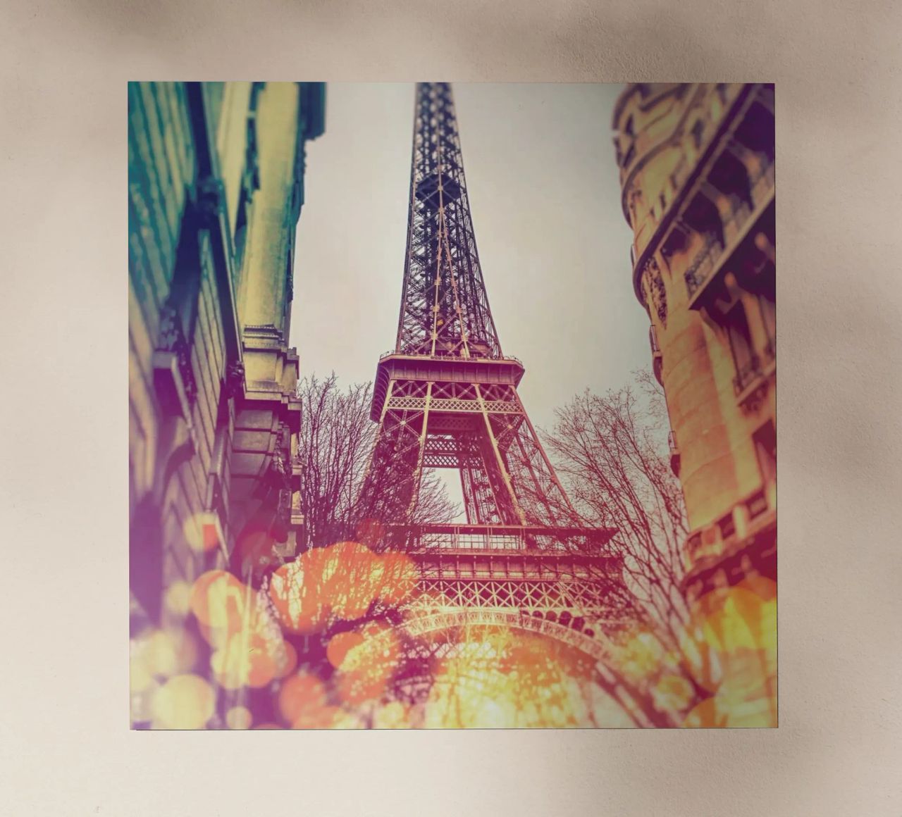 Vintage Eiffel Tower pellicola backlit da JaySan Studio