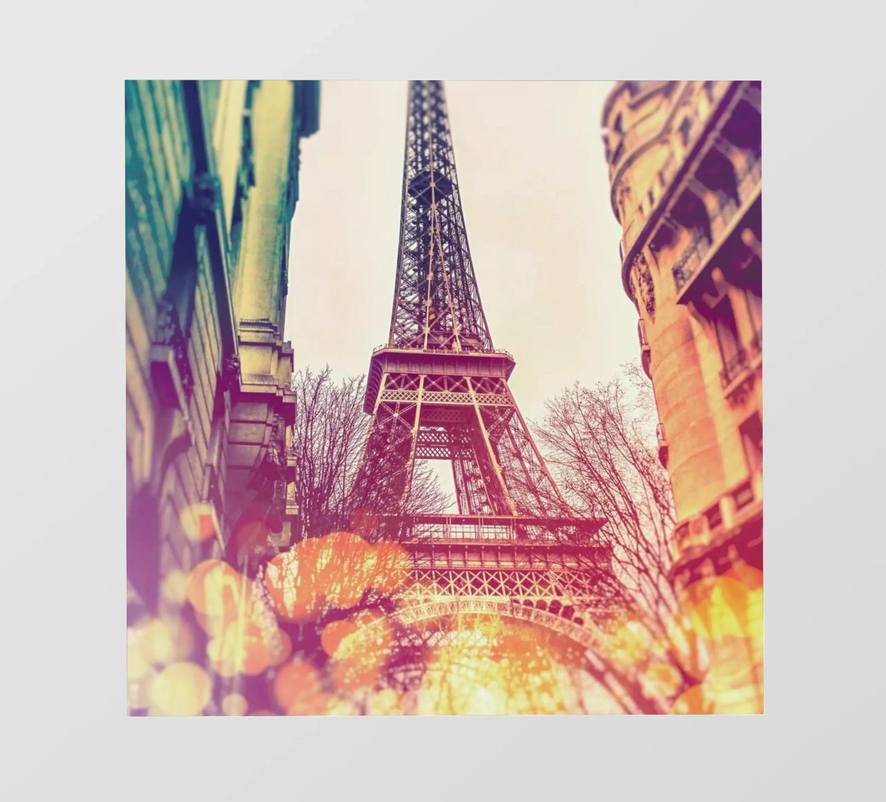 Vintage Eiffel Tower pellicola backlit da JaySan Studio
