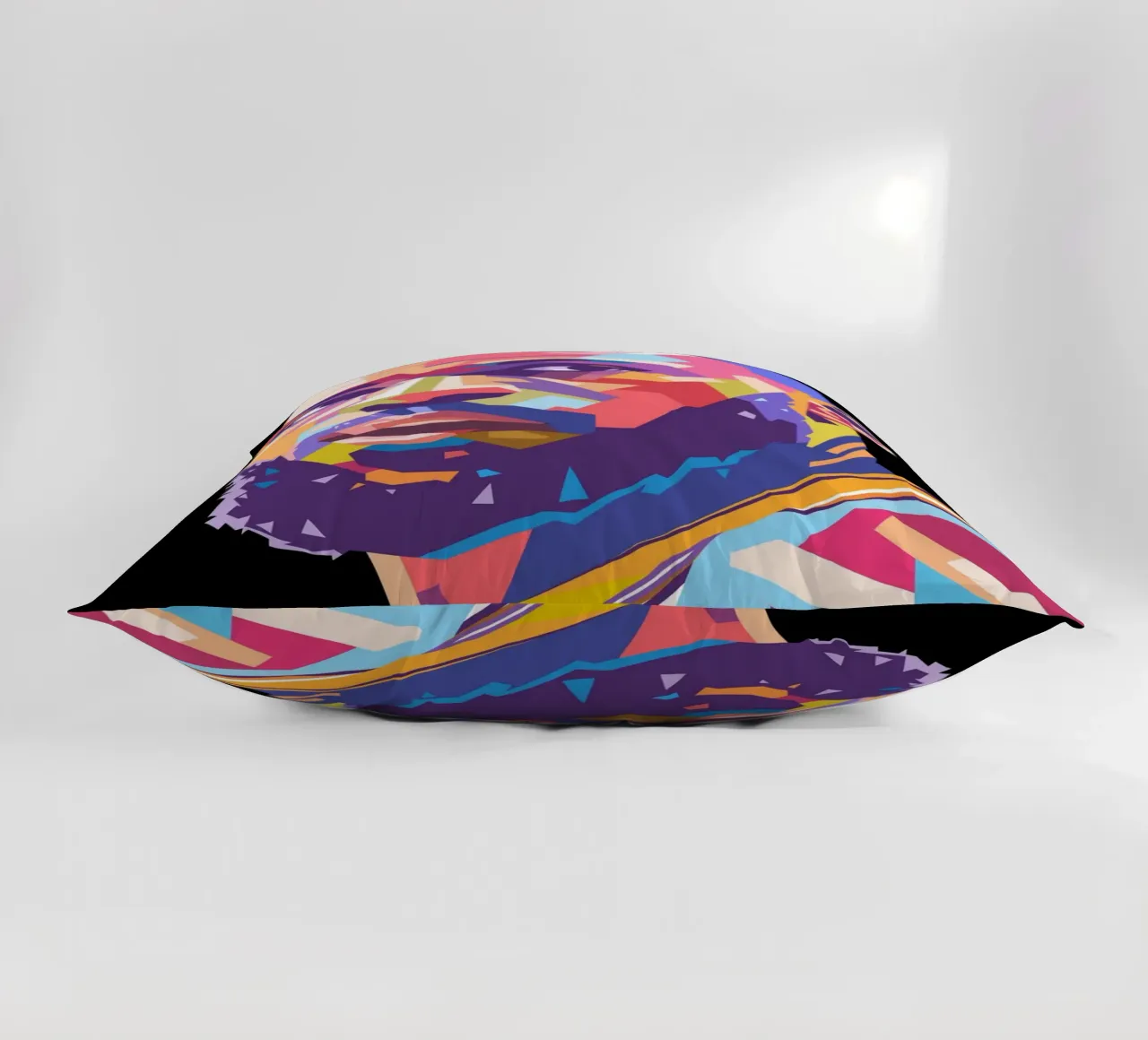 Ritratto pop art di Lebron James cuscino da Hantamrata