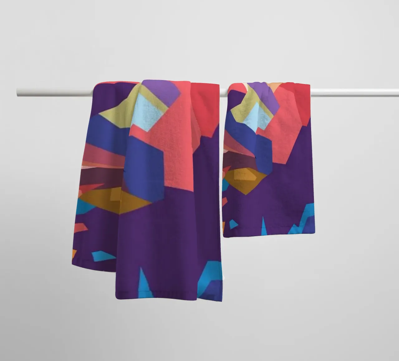 Lebron James Pop-Art-Porträt Handtuch von Hantamrata