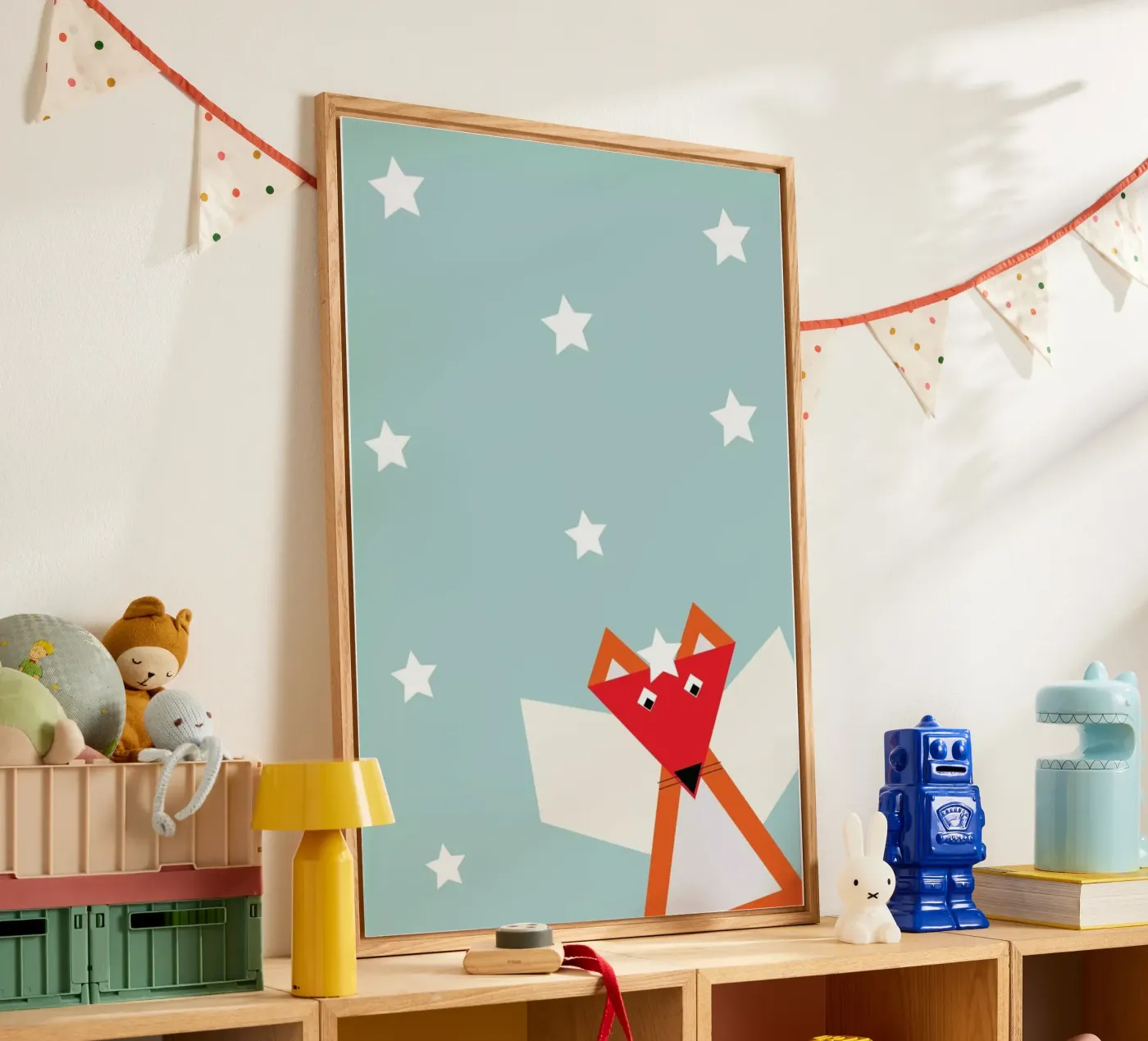 Xmas Fox plexiglas de XOXO Arte