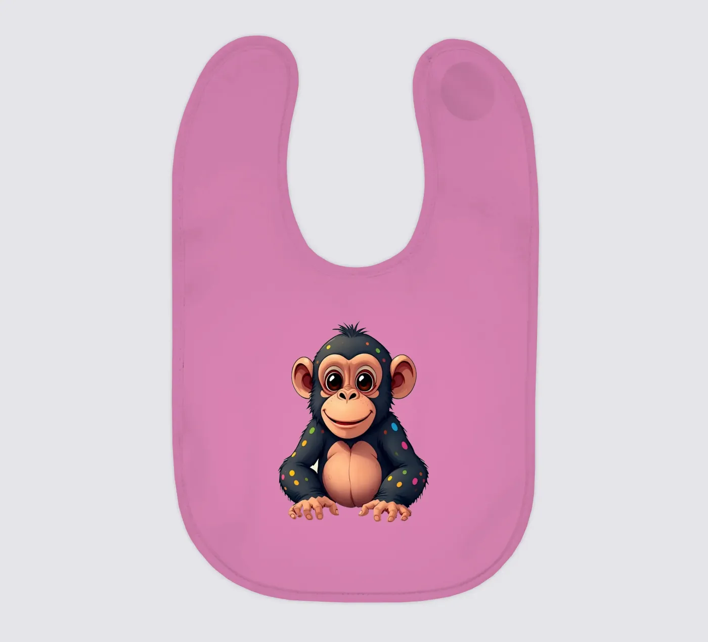 Affe_1a baby bib by Tierisch bunt by LK