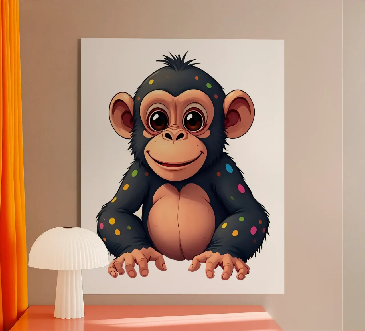 Affe_1a plexiglass da Tierisch bunt by LK