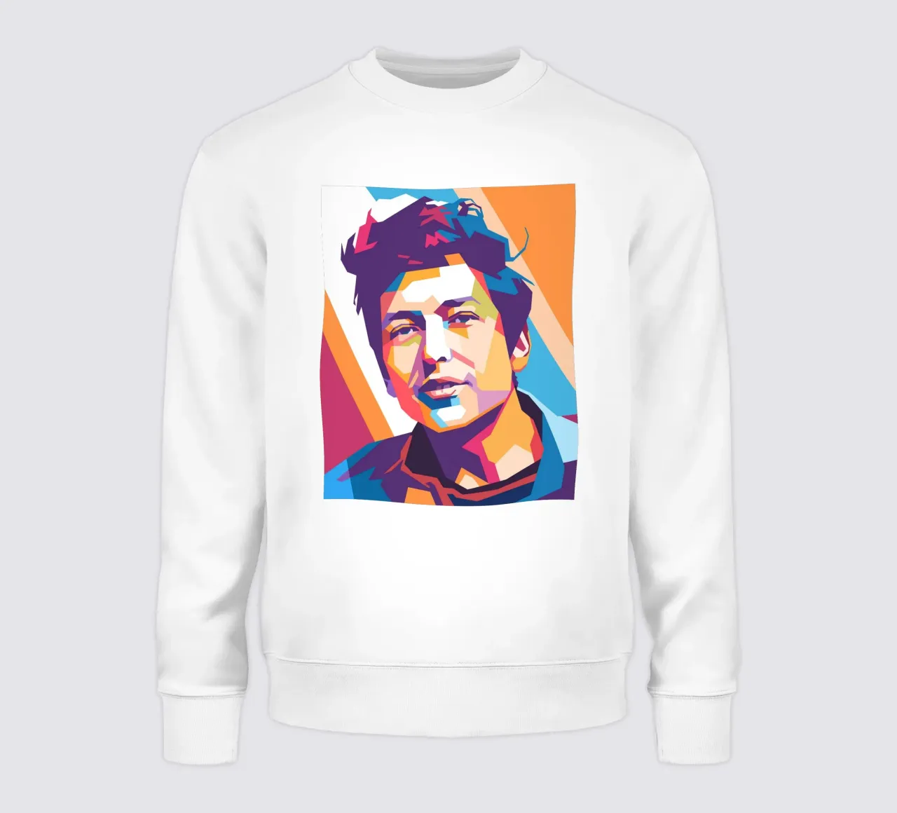 Bob Dylan pop-art portret sweatshirt van Hantamrata