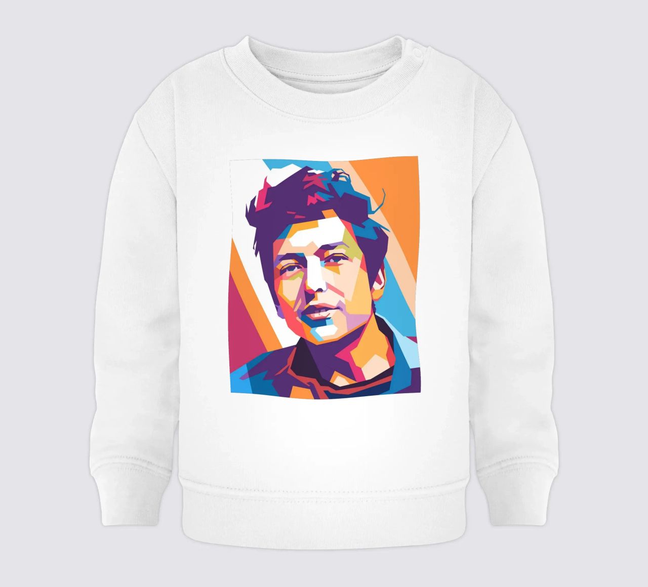 Ritratto pop art di Bob Dylan felpa neonato da Hantamrata