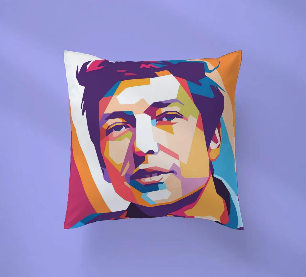 Ritratto pop art di Bob Dylan cuscino da Hantamrata