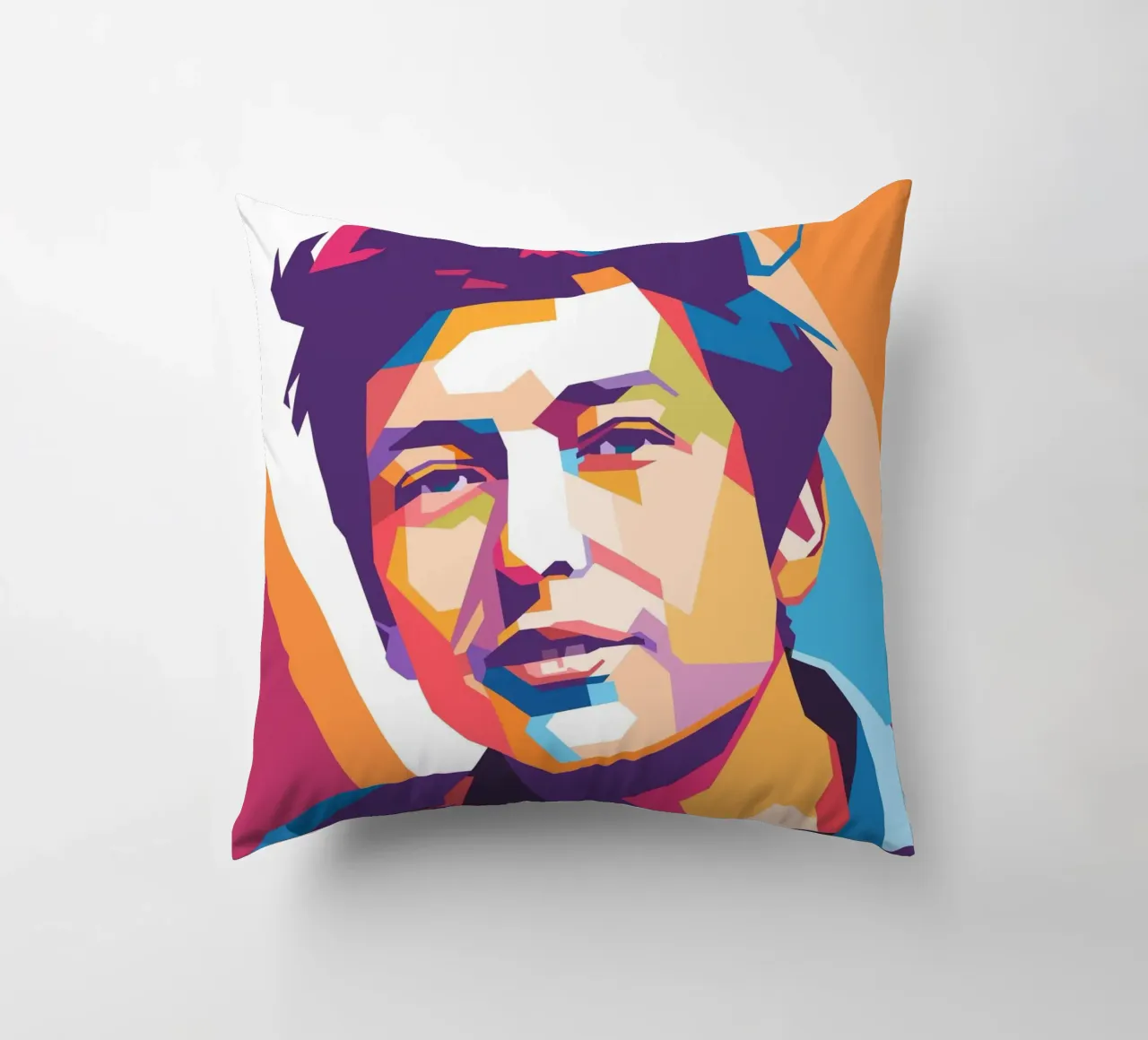 Ritratto pop art di Bob Dylan cuscino da Hantamrata