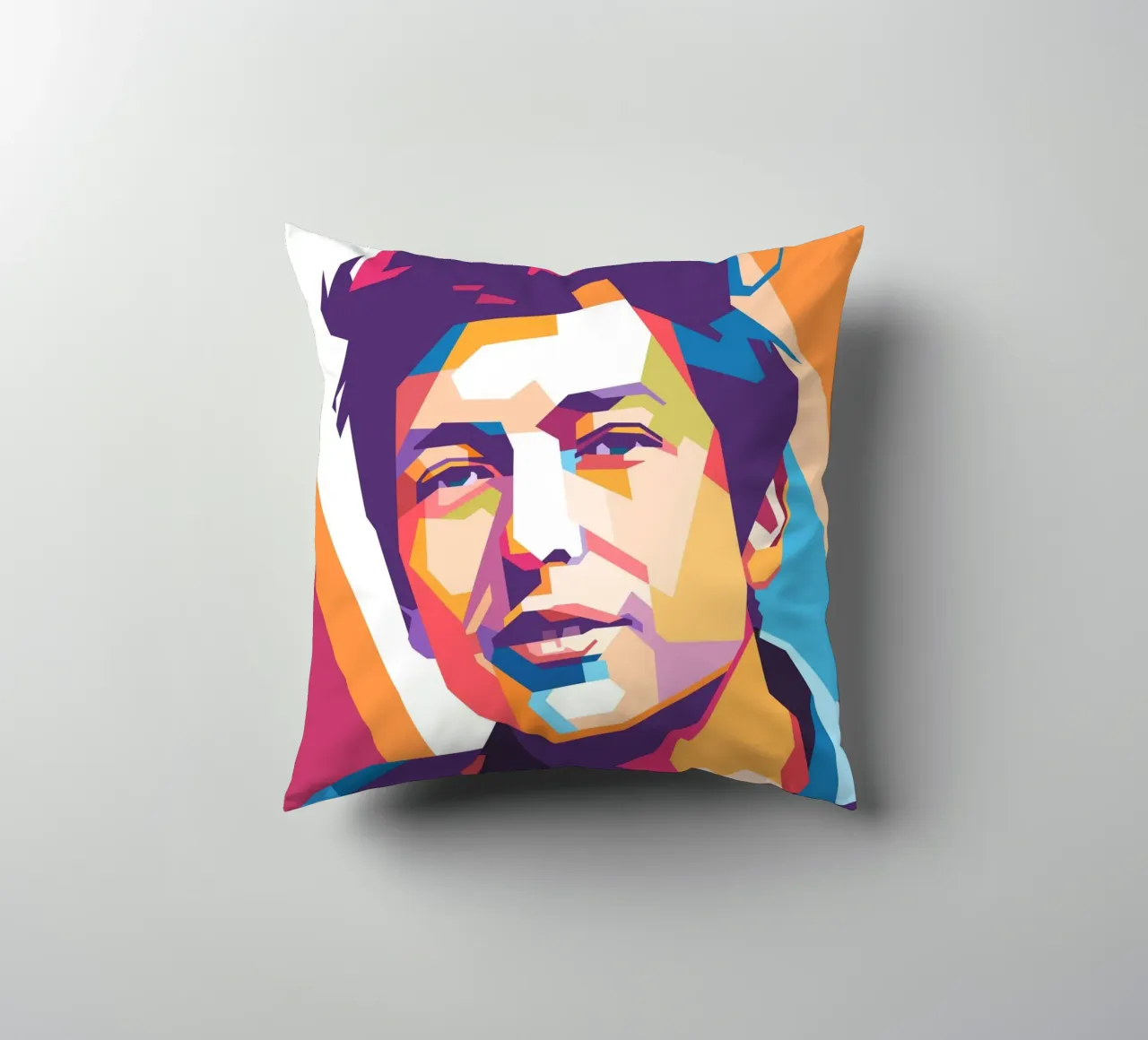 Ritratto pop art di Bob Dylan cuscino da Hantamrata