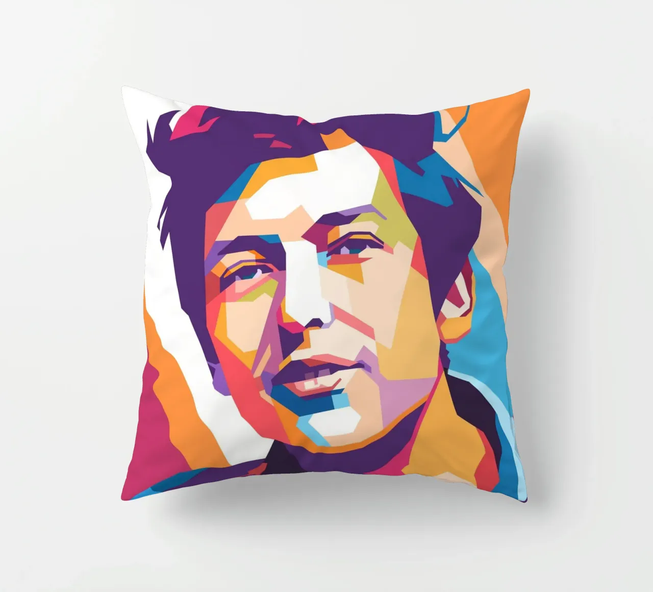 Ritratto pop art di Bob Dylan cuscino da Hantamrata