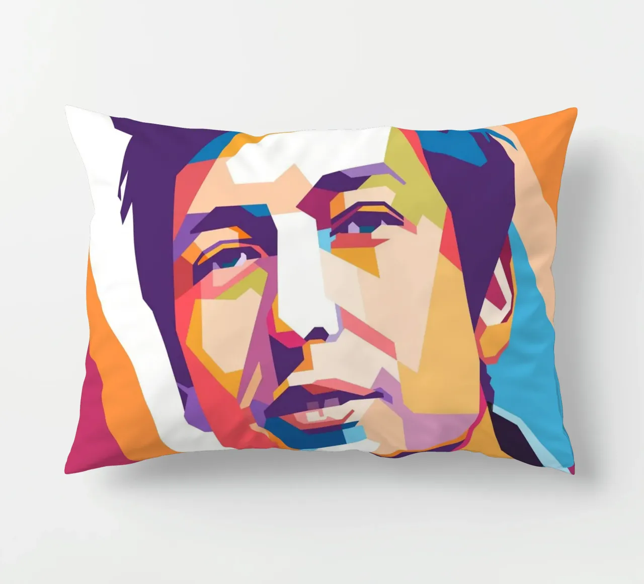 Ritratto pop art di Bob Dylan cuscino da Hantamrata