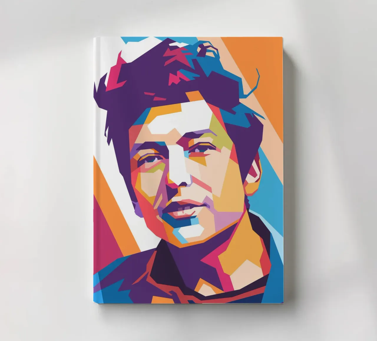 Bob Dylan pop art portrait notebook by Hantamrata