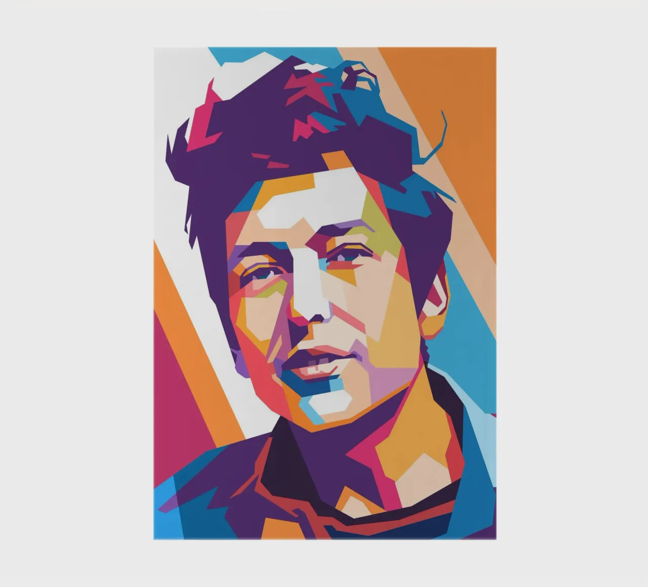 Bob Dylan pop art portrait notebook by Hantamrata