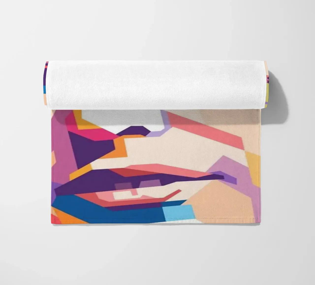 Ritratto pop art di Bob Dylan telo mare da Hantamrata