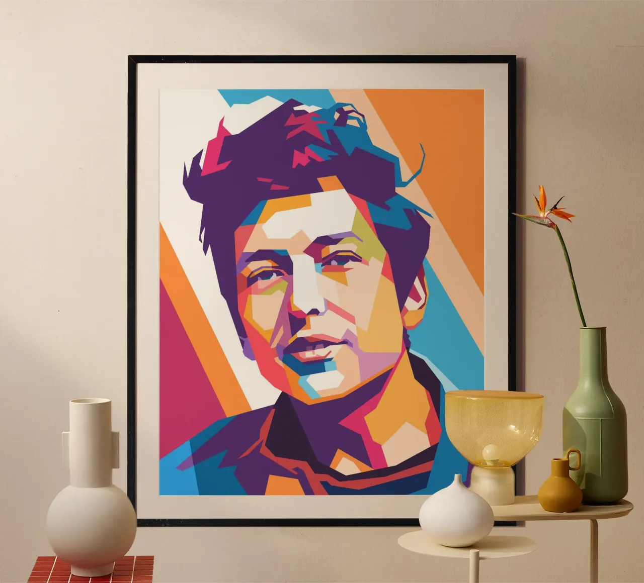 Ritratto pop art di Bob Dylan carta hahnemühle da Hantamrata