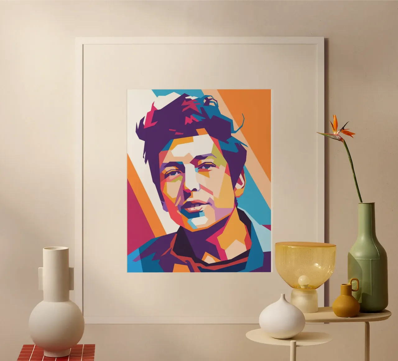 Ritratto pop art di Bob Dylan carta hahnemühle da Hantamrata