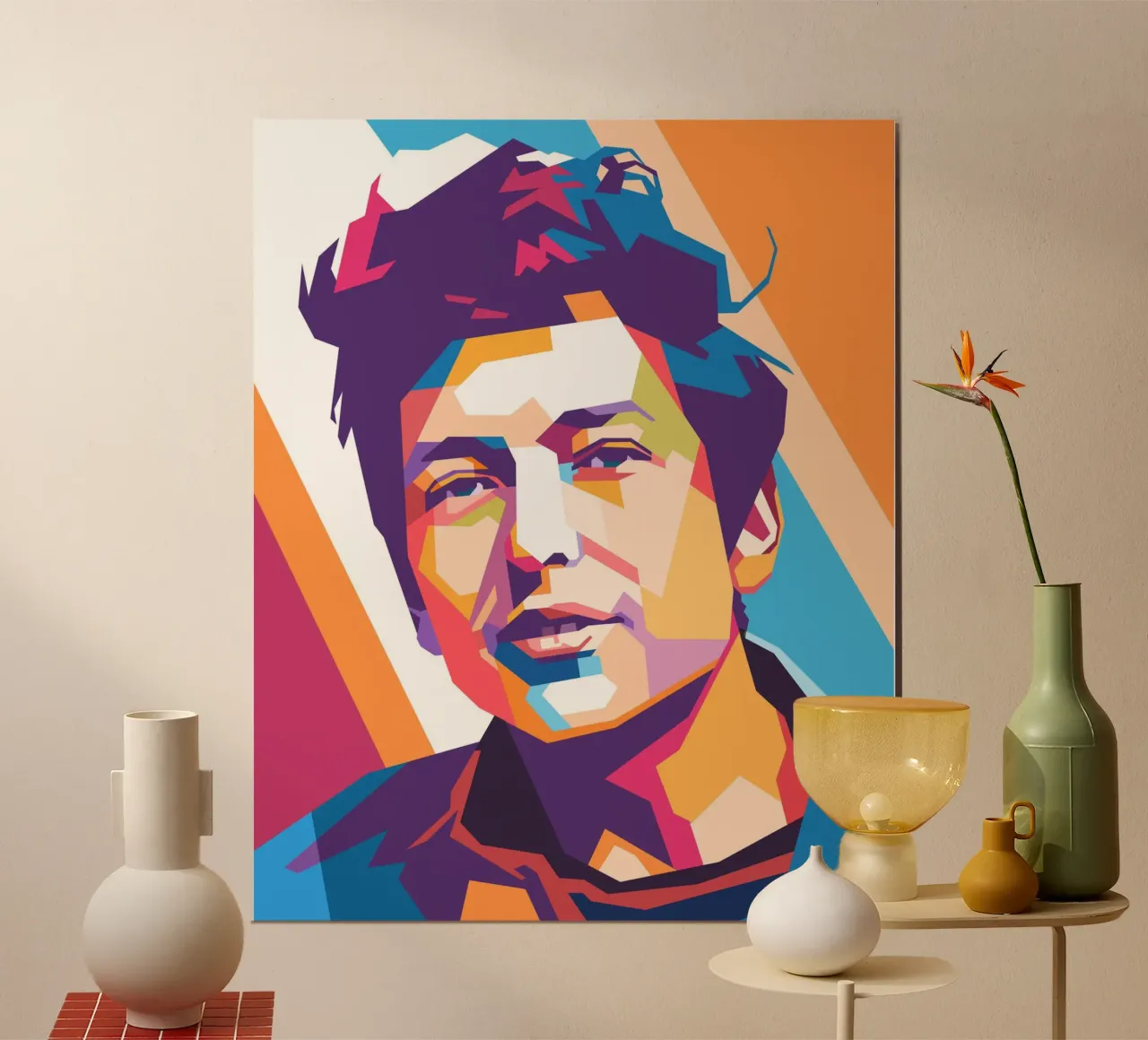 Ritratto pop art di Bob Dylan carta hahnemühle da Hantamrata
