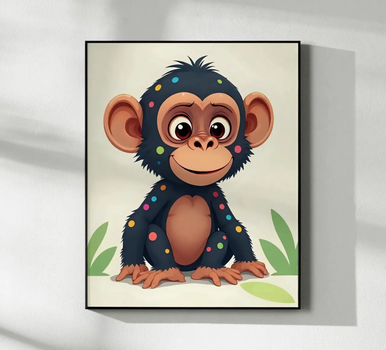 Affe_2 plexiglass da Tierisch bunt by LK